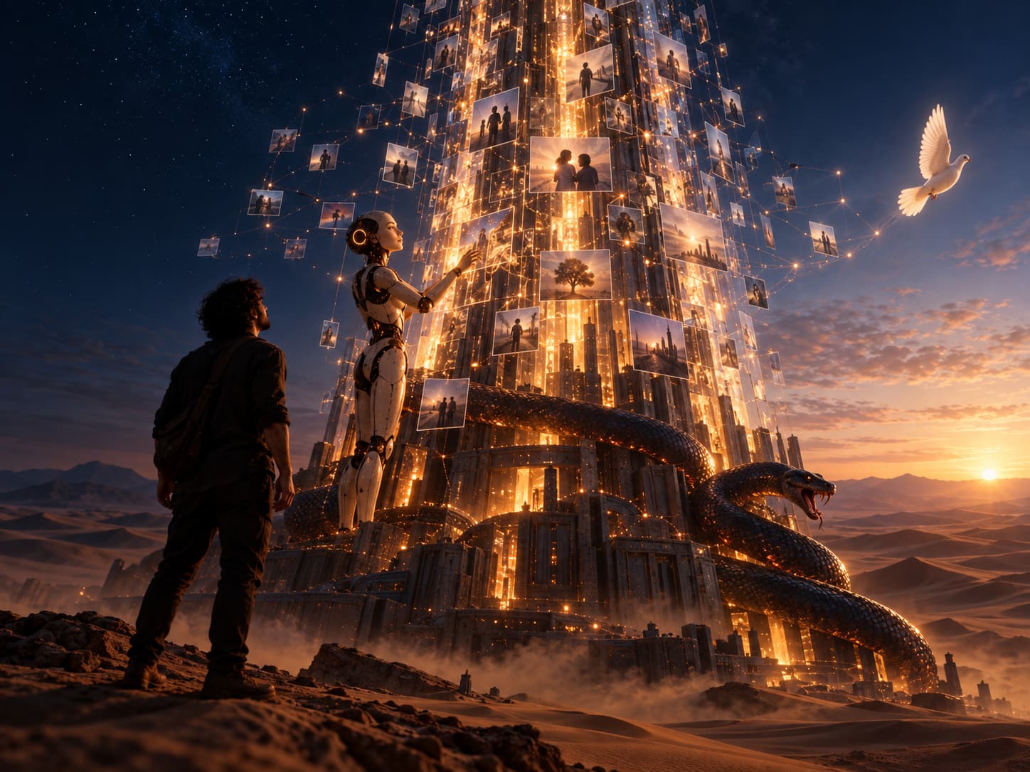 A tower of personal data becoming a new source of power